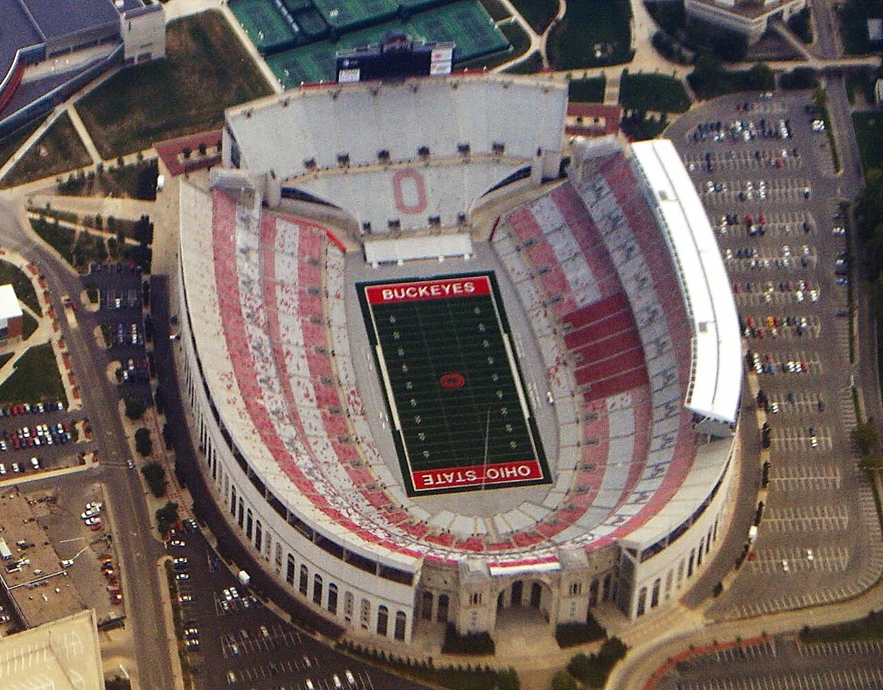 Ohio Stadium in Columbus, home of Ohio State football