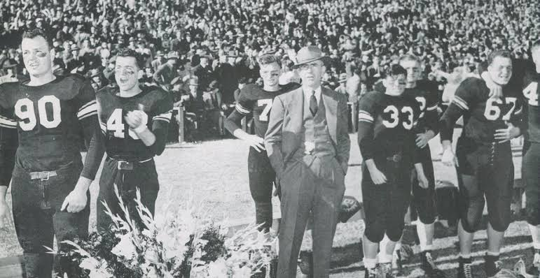 Historical Oklahoma State football moment from the classic era